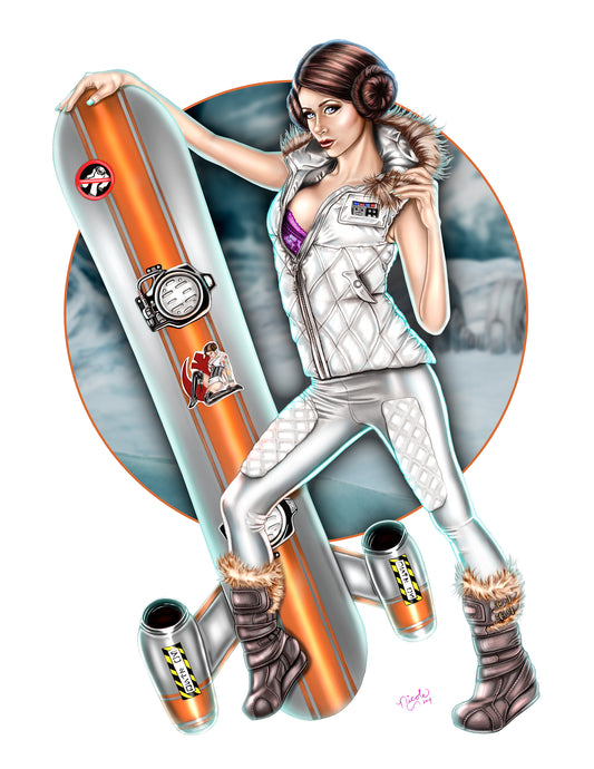 Snow Princess giclee' print by Nicole Brune