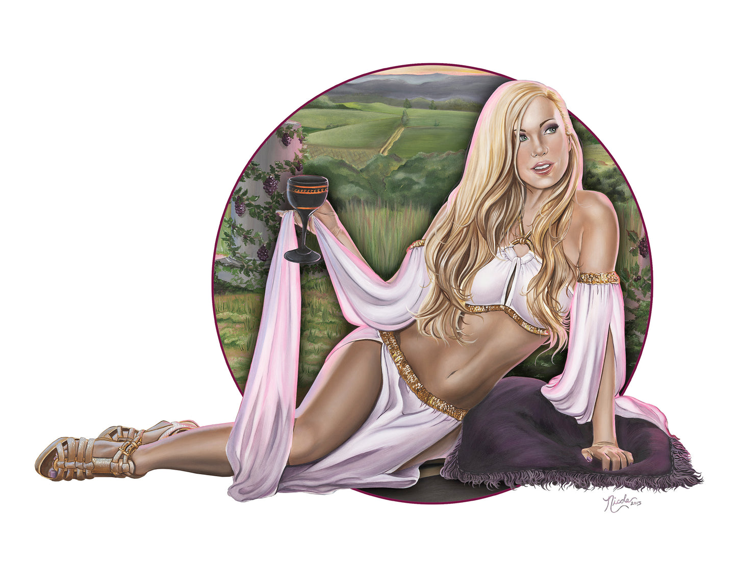 Waiting for Dionysus giclee' print by Nicole Brune