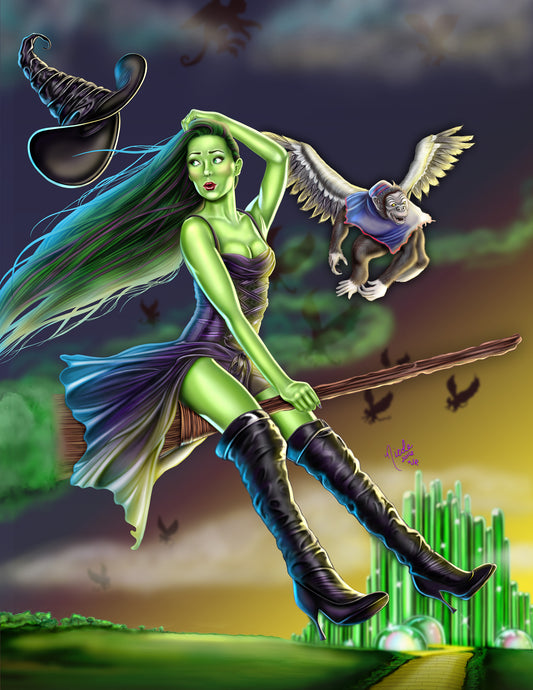 Something Wicked This Way Comes giclee' print by Nicole Brune