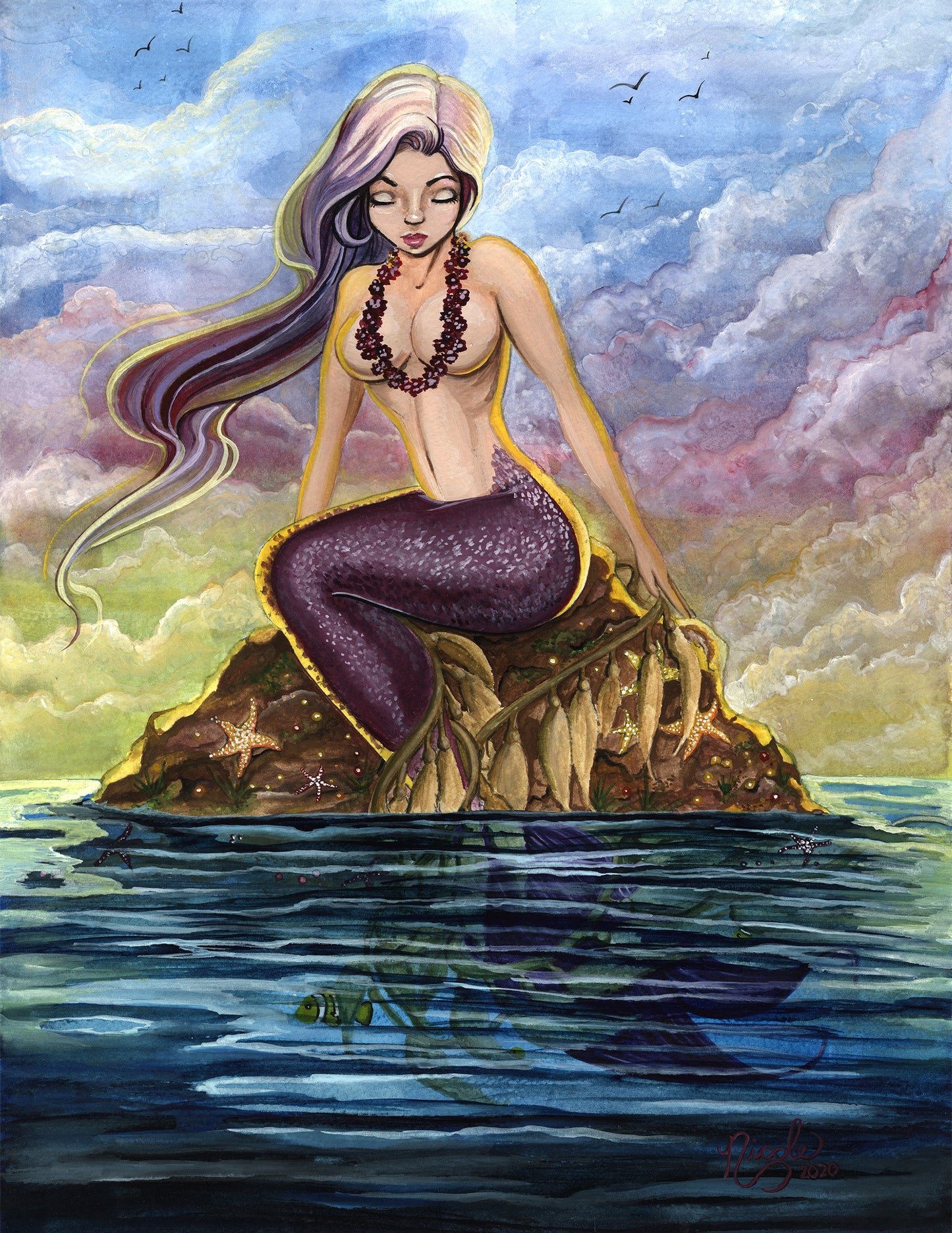 Caught giclee' print by Nicole Brune