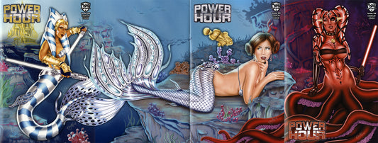 GalaxSea Far Away - Part B: Ariel Leia giclee' print by Nicole Brune