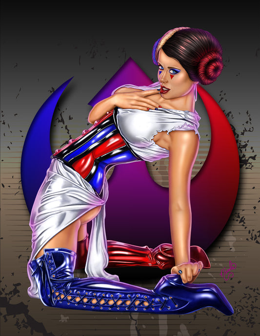 Daddy's Little Hardlee giclee' print by Nicole Brune