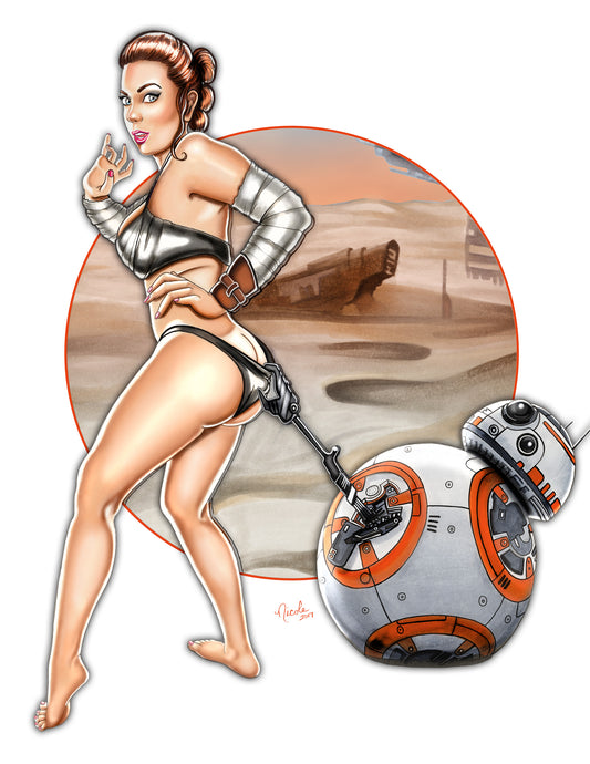 Catching Some Reys giclee' print by Nicole Brune