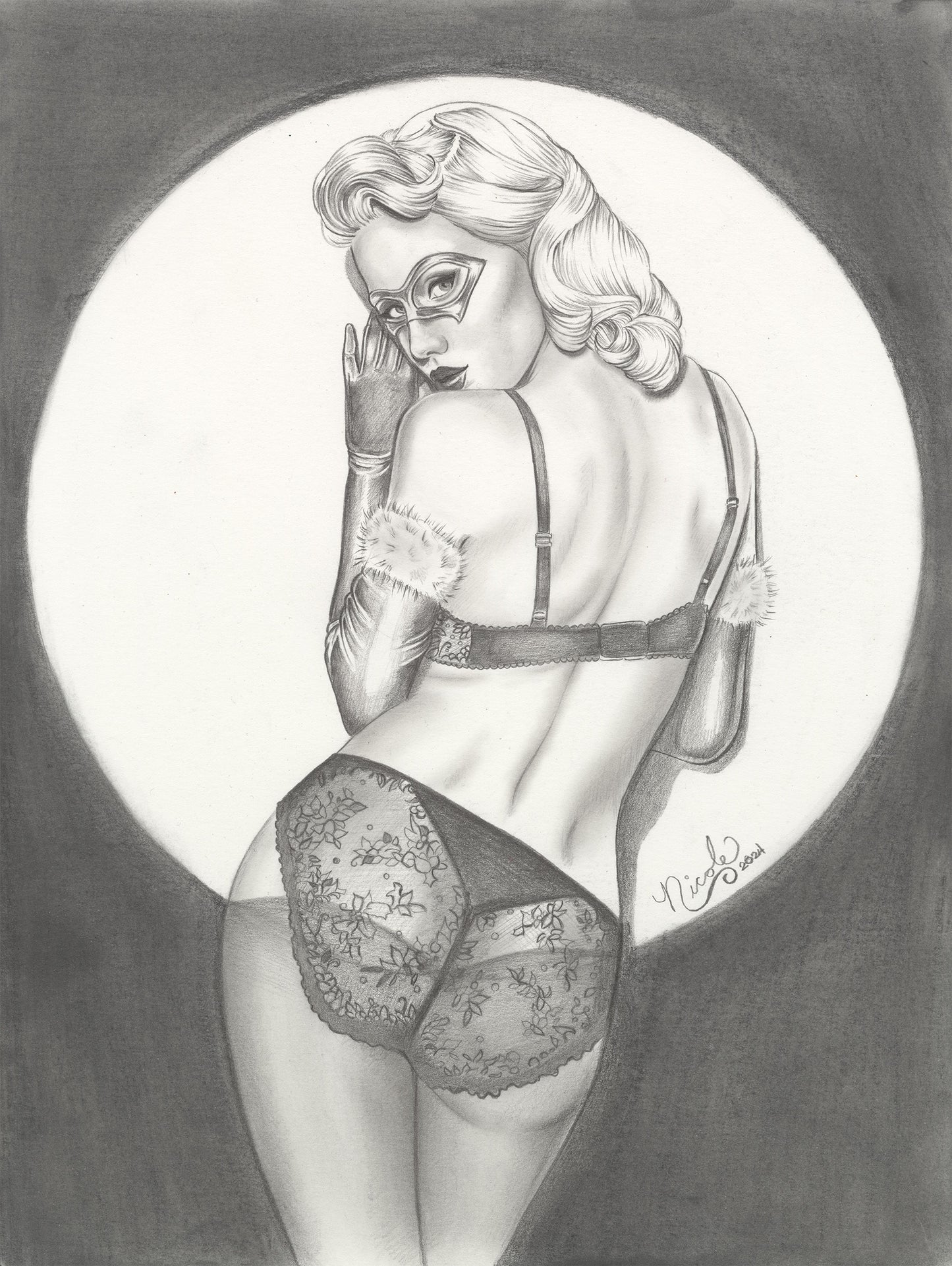 Mary Jane Who? original artwork by Nicole Brune