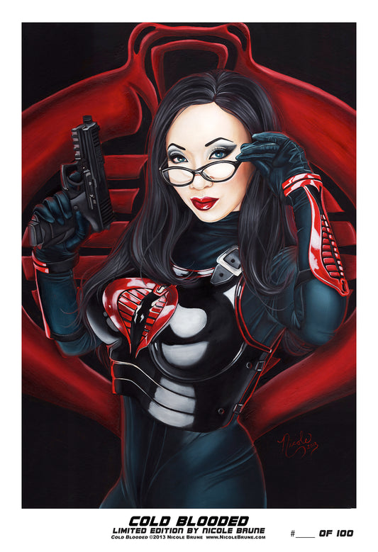 Cold Blooded giclee' print by Nicole Brune