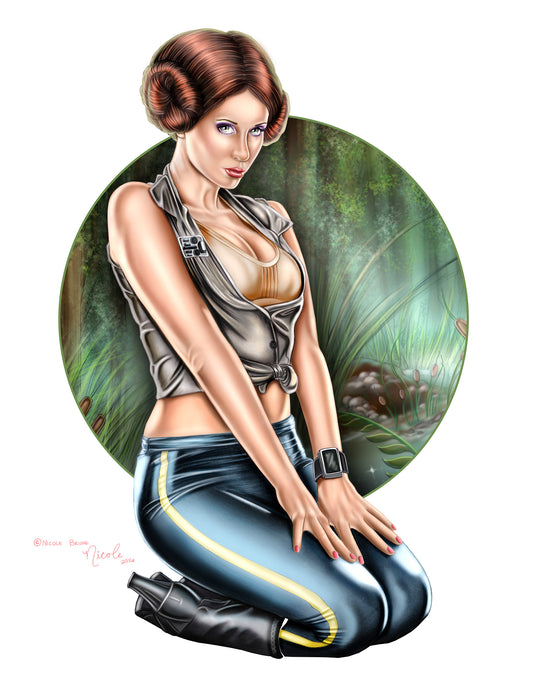 Return of the Princess giclee' print by Nicole Brune