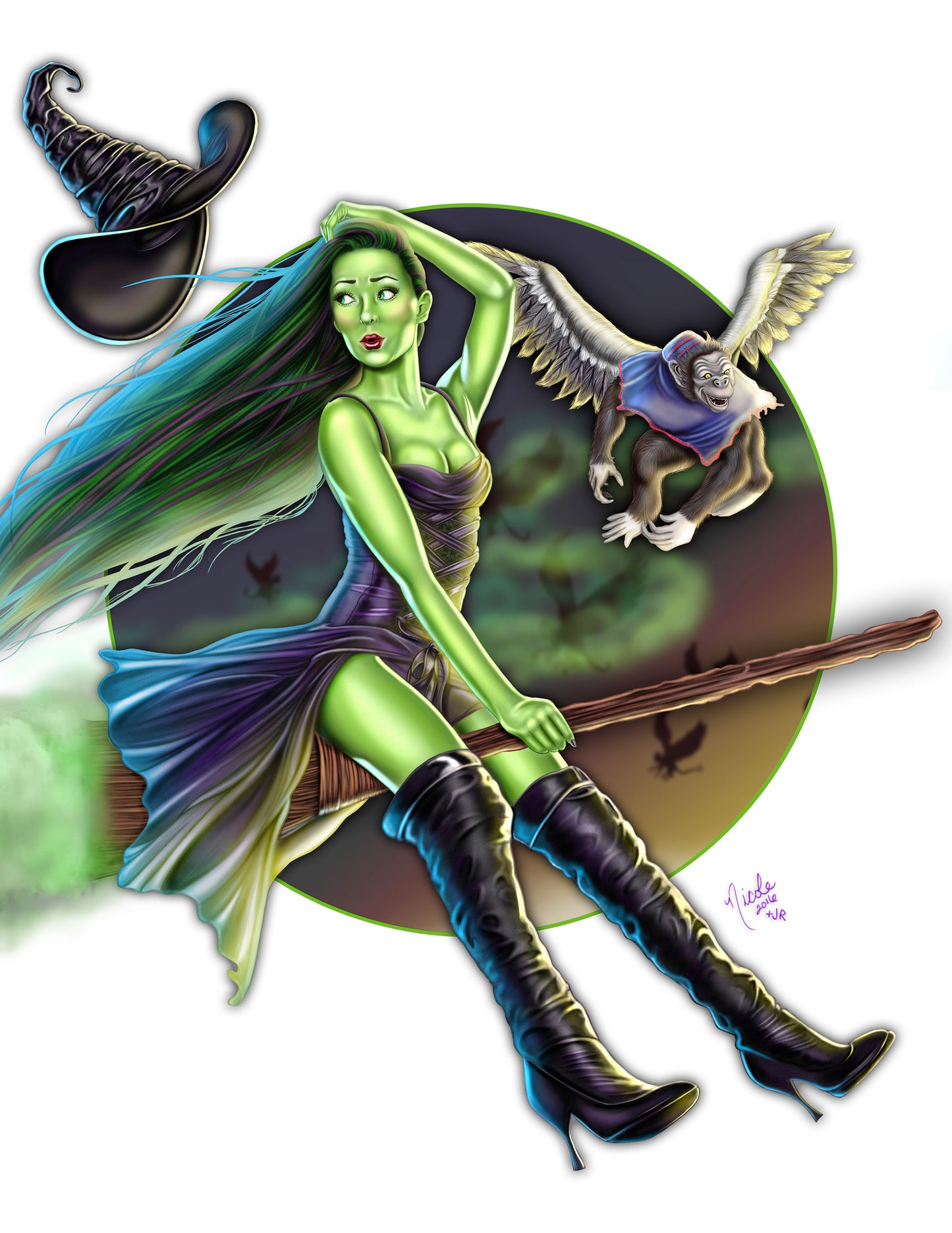 Something Wicked This Way Comes giclee' print by Nicole Brune