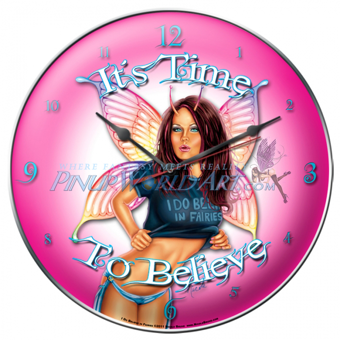 I Do Believe in Faires Clock